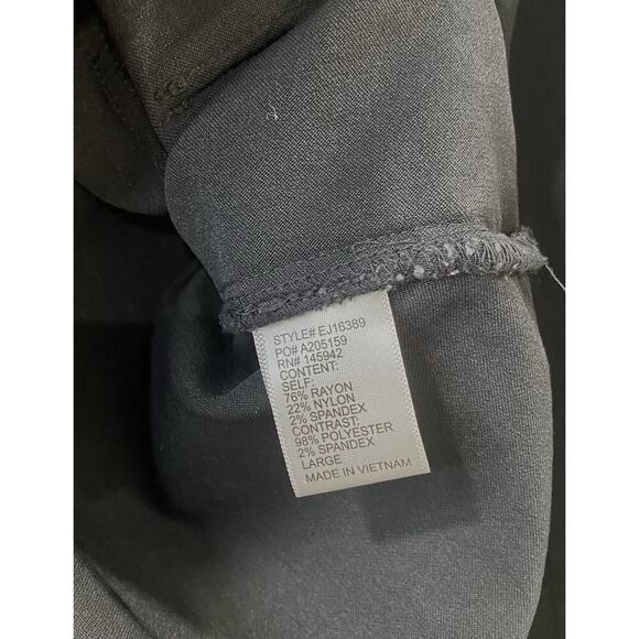 Eden Society Holly Hooded Utility Cargo Jacket L Dark Gray Drawstring Waist - Picture 13 of 14